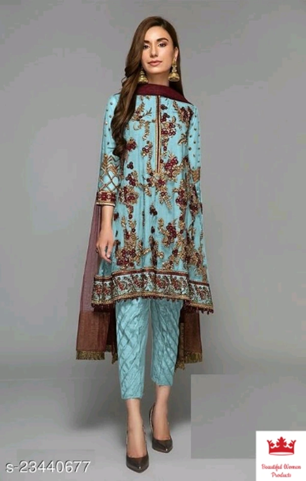 Charvi Alluring Semi-Stitched Suits